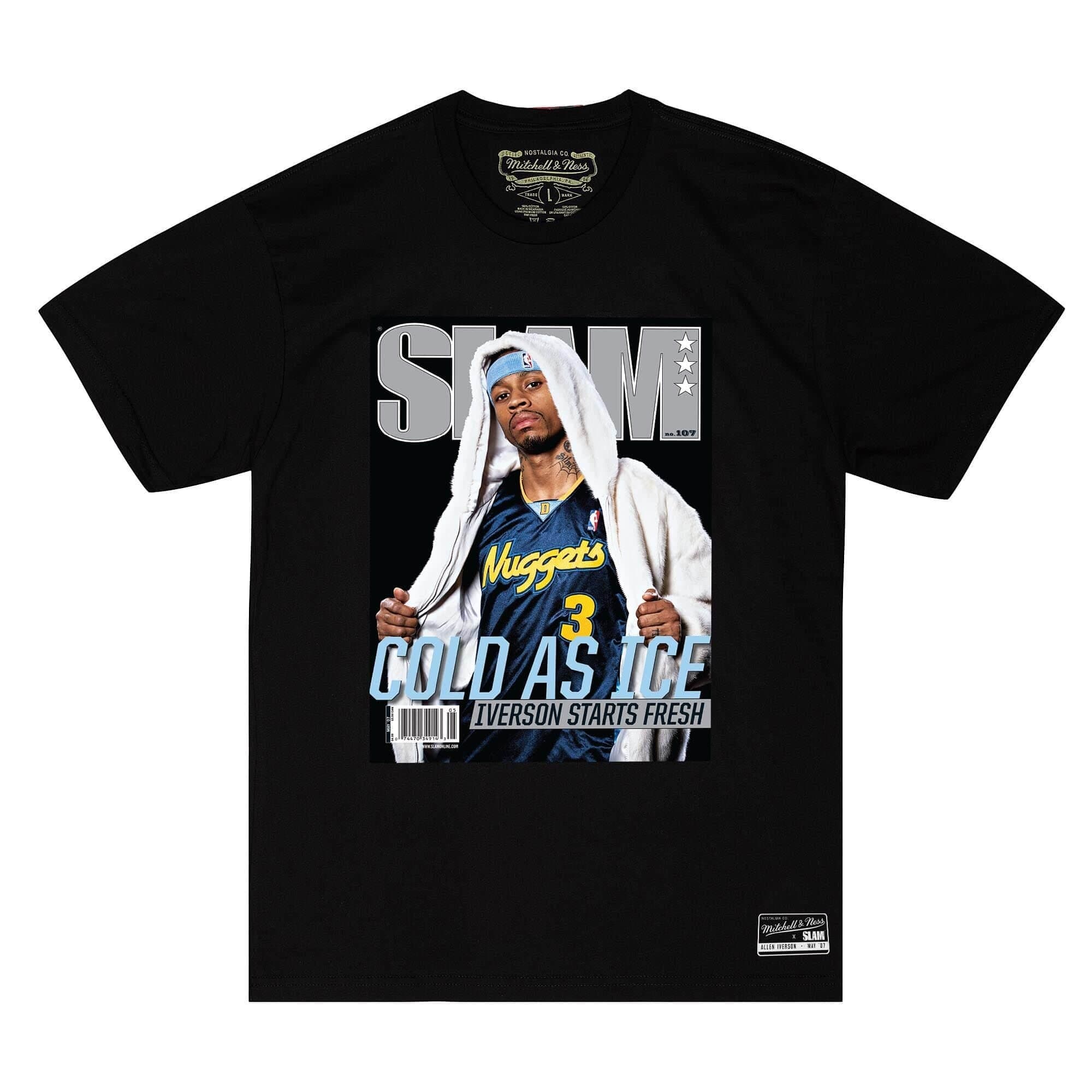 Футболка Mitchell & Ness Slam Covers Denver Nuggets Allen Iverson T-Shirt