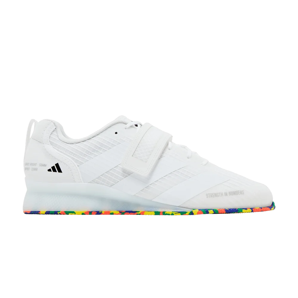 Krossovki-adidas-Adipower-Weightlifting-3-White-Multi-Color-Sole
