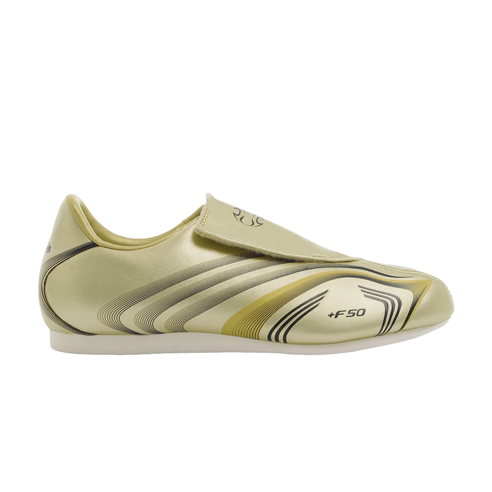 Кроссовки adidas Wmns Taekwondo F50 'Gold Metallic Black'