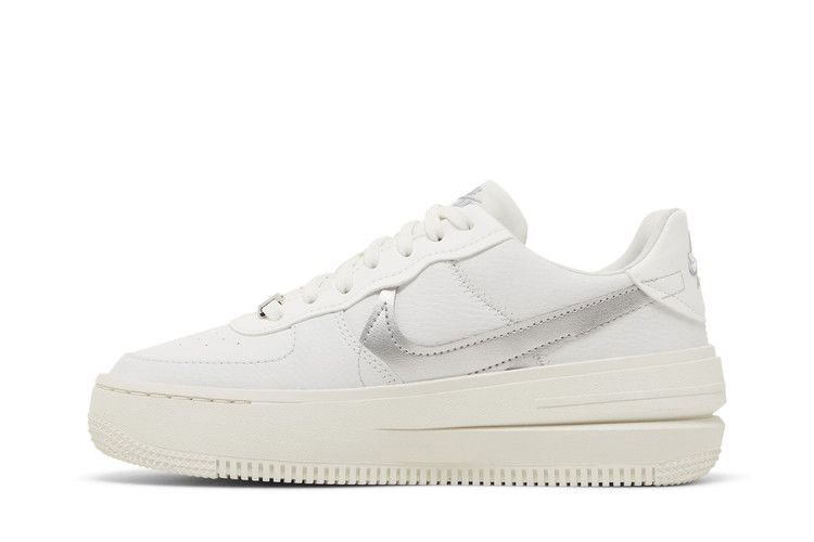 Кроссовки Nike Wmns Air Force 1 PLT.AF.ORM 'White Metallic Silver'