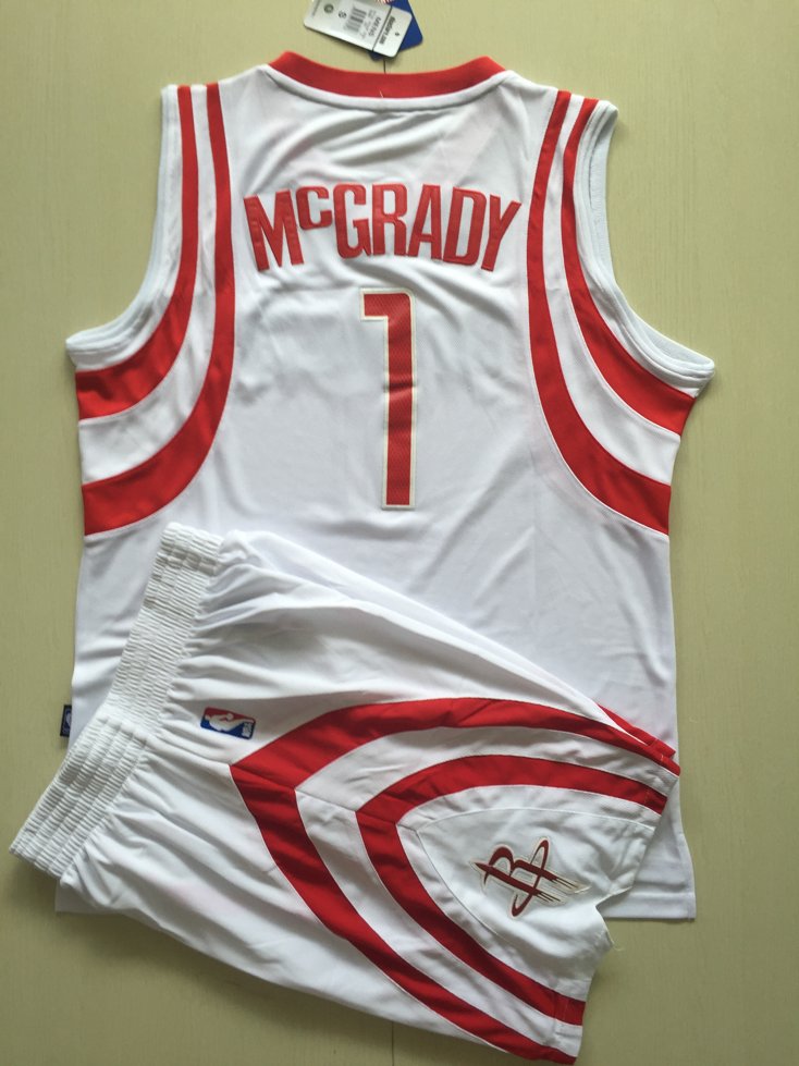 Баскетбольная форма 2016 Houston Rockets 1 McGrady Uniform