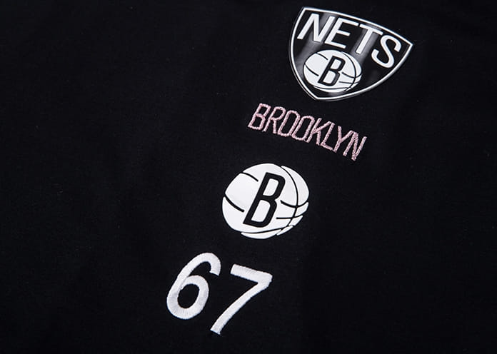 Футболка 2018 NBA Brooklyn Nets #67 Black/White Tee