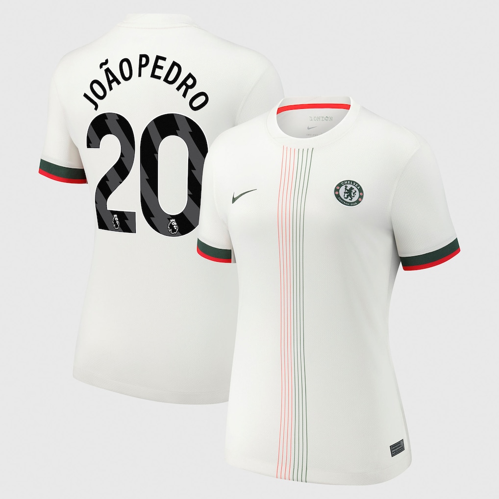 Женское футбольное джерси Chelsea Nike Away Stadium Shirt 2025-26 - João Pedro 20