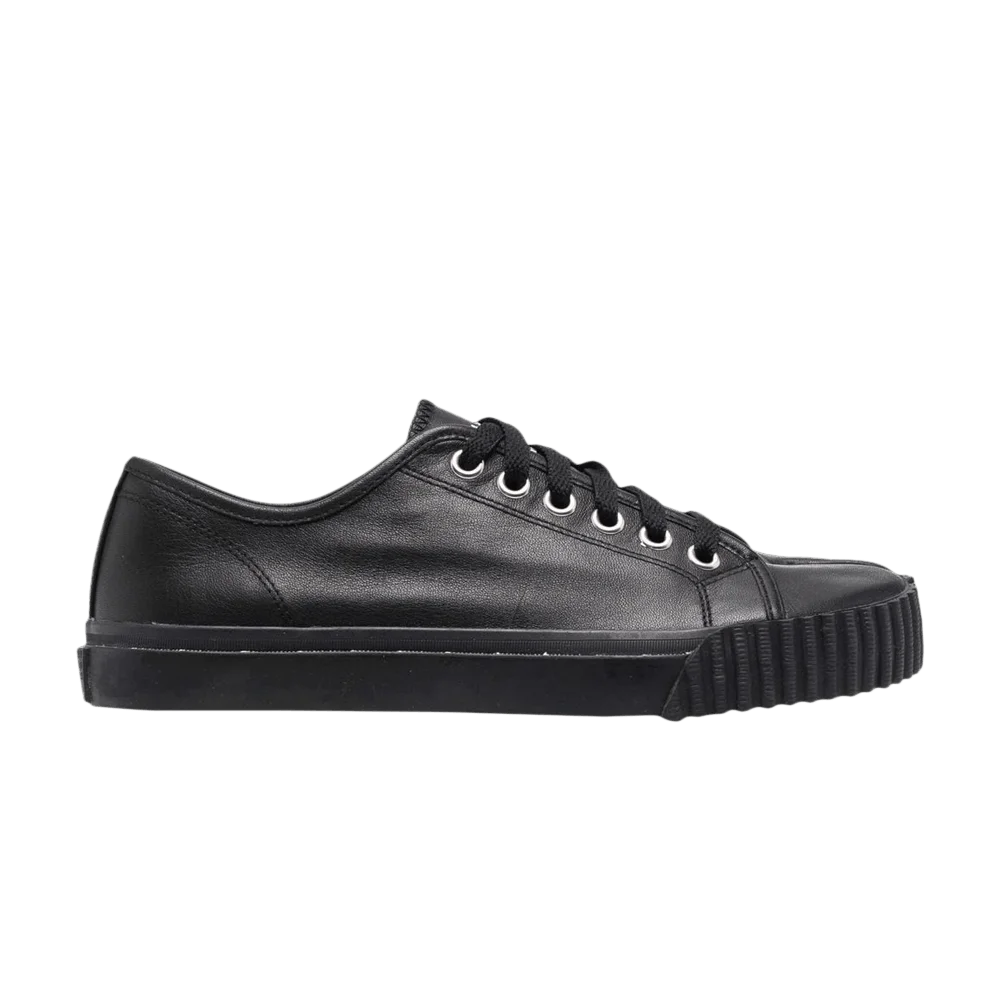Кроссовки Maison Margiela Wmns Tabi Leather Low 'Black'