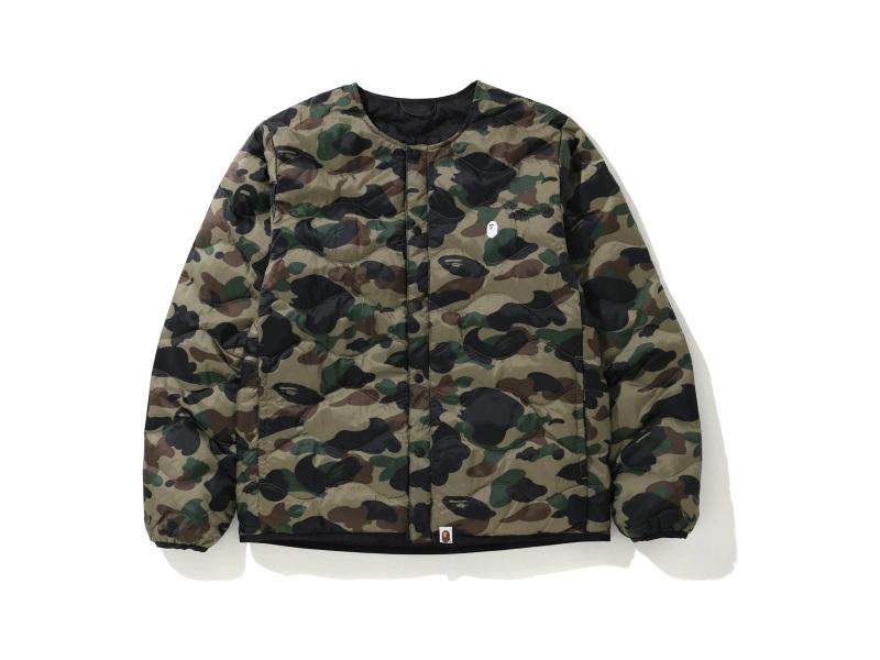 Куртка BAPE 1st Camo Light Weight Down Jacket Green