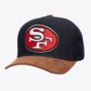 Mitchell-Ness-Denim-Brown-San-Francisco-49ers-Corduroy-D-Stressed-Pro-Snapback-Hat-100x100