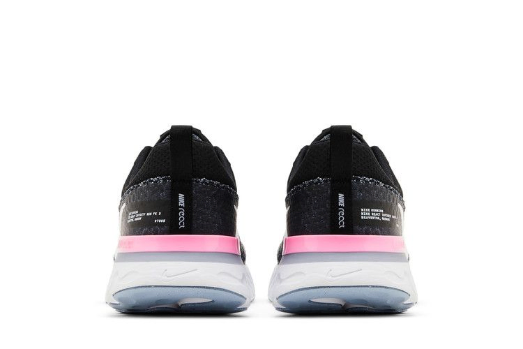 Кроссовки Nike React Infinity Run Flyknit 3 'Black Football Grey Pink'