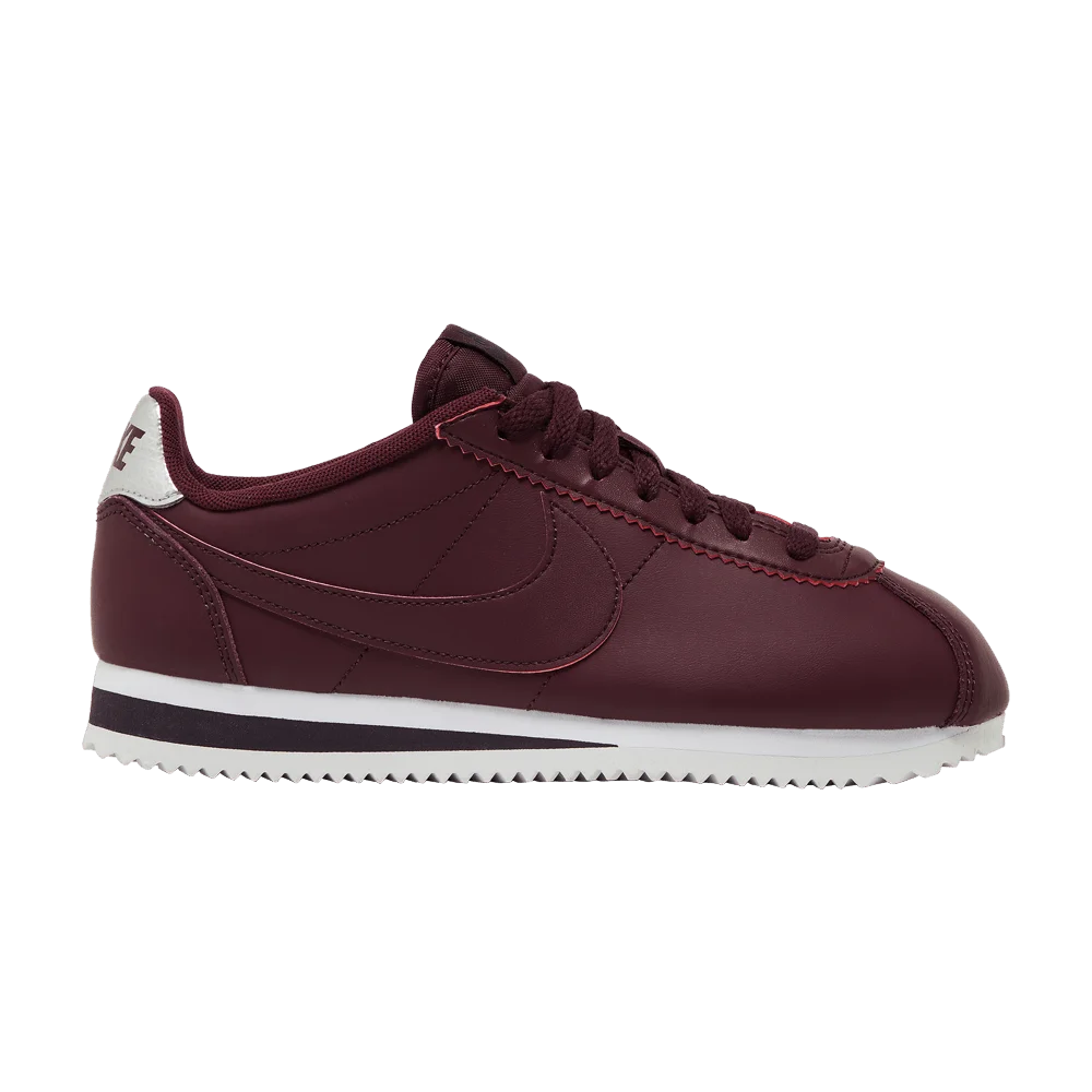 Кроссовки Nike Wmns Classic Cortez Leather 'Night Maroon'