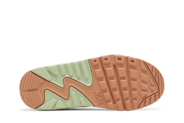 Кроссовки Nike Air Max 90 Leather GS 'Pale Ivory Honeydew'