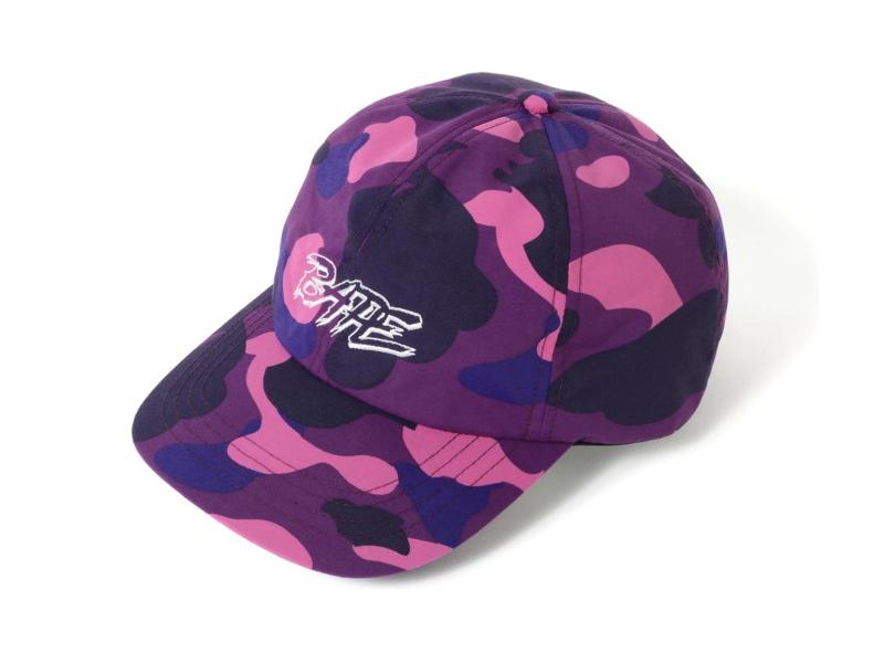 Бейсболка BAPE A Bathing Ape Color Camo Panel Cap Purple/Pink