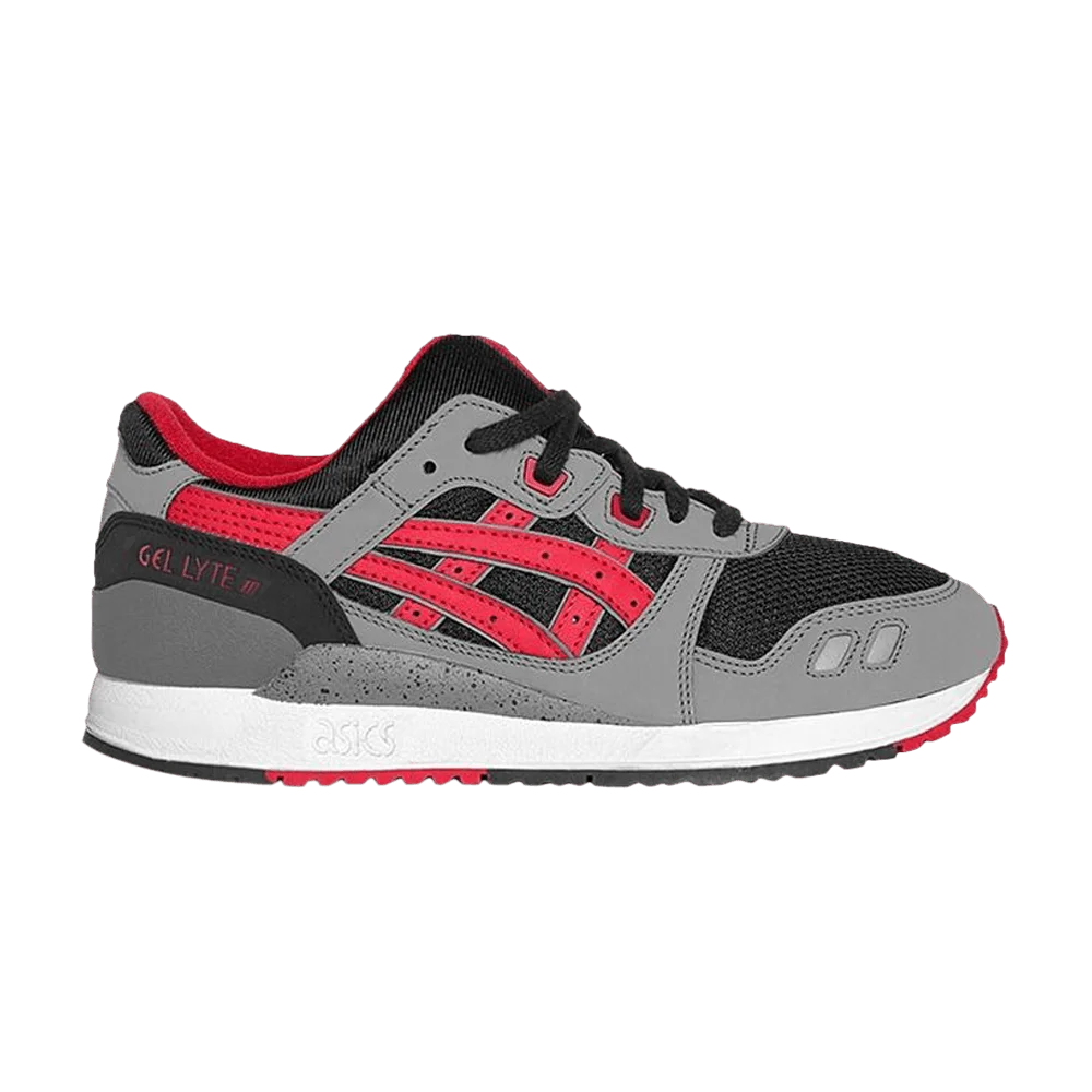 Кроссовки ASICS Gel Lyte 3 GS 'Black Red'