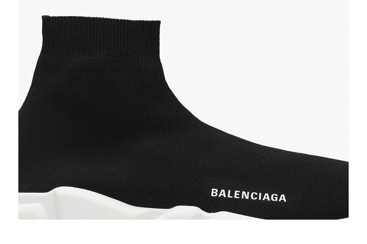 Кроссовки Balenciaga Speed Sneaker 'Black White' 2018