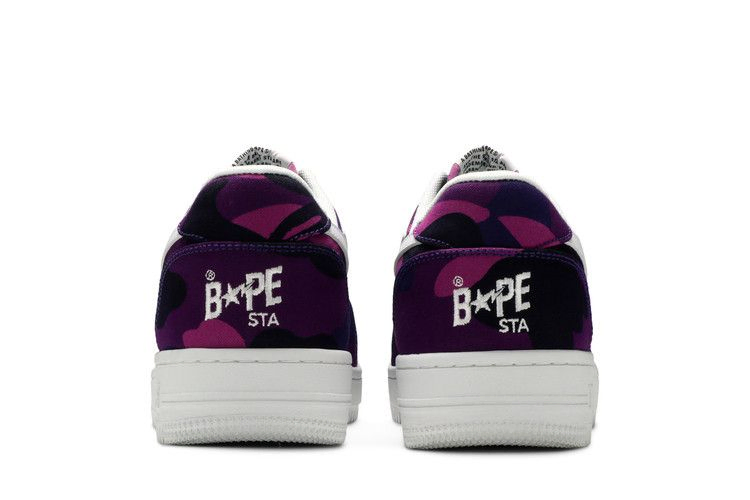 Bapesta Canvas Low 'Purple Camo'