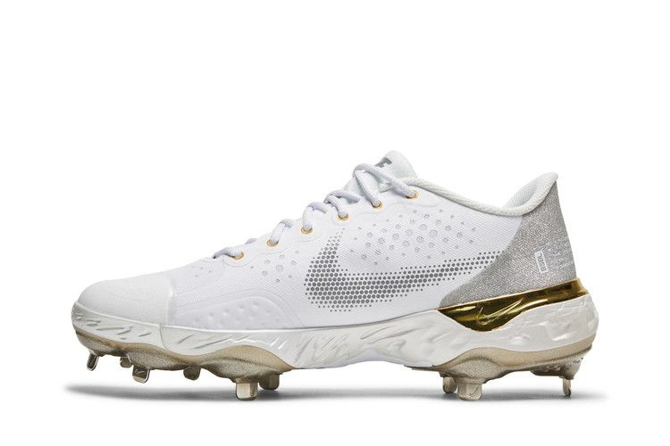 Кроссовки Nike Alpha Huarache Elite 3 Low 'White Metallic Silver'