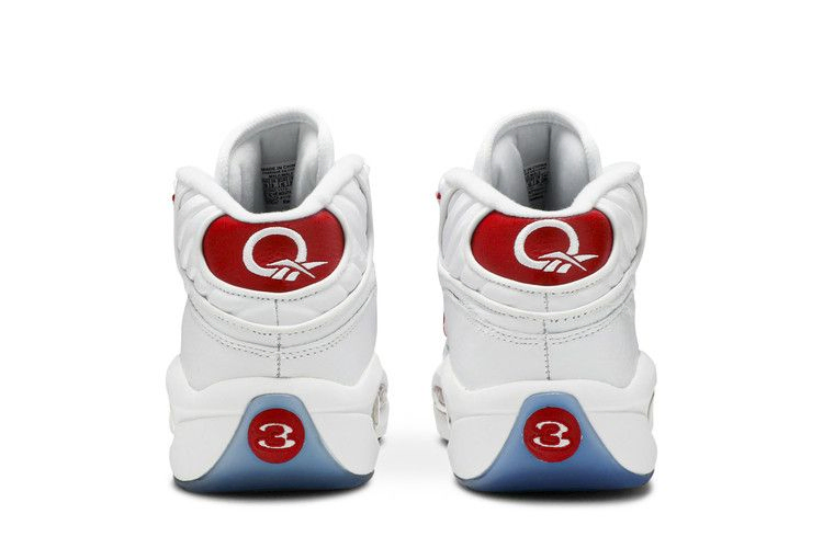 Кроссовки Reebok Question Mid 'White Pearlized Red'