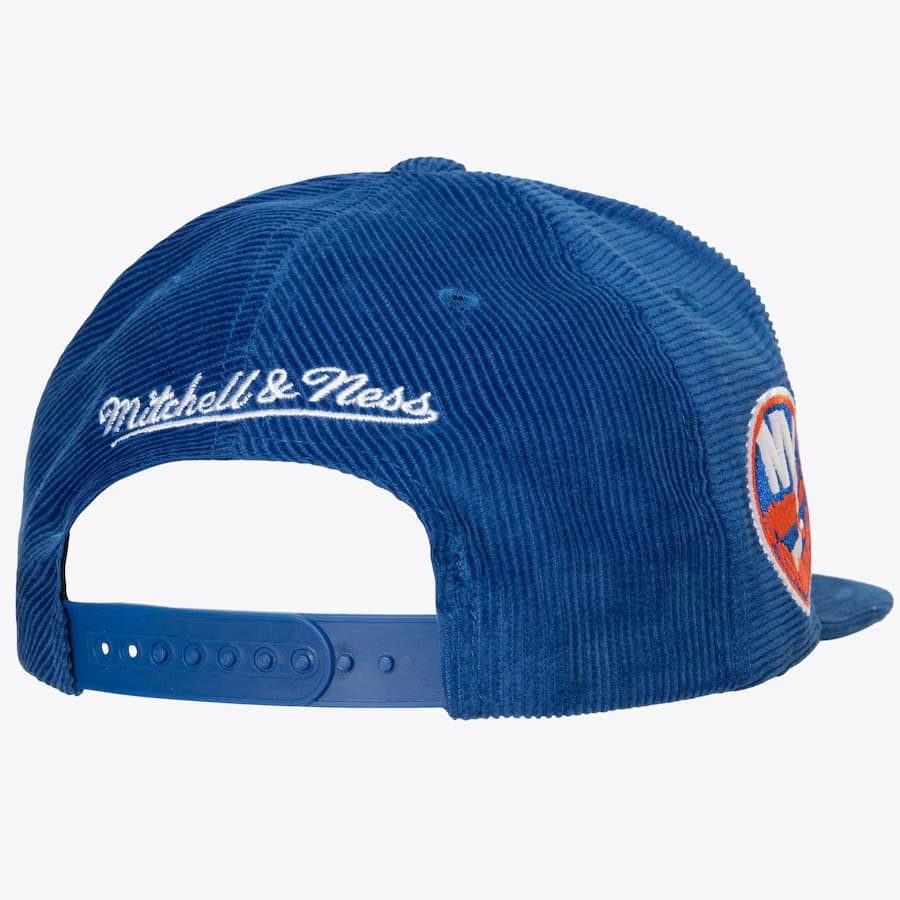 Бейсболка Mitchell & Ness Royal New York Islanders All Directions Corduroy Snapback Hat