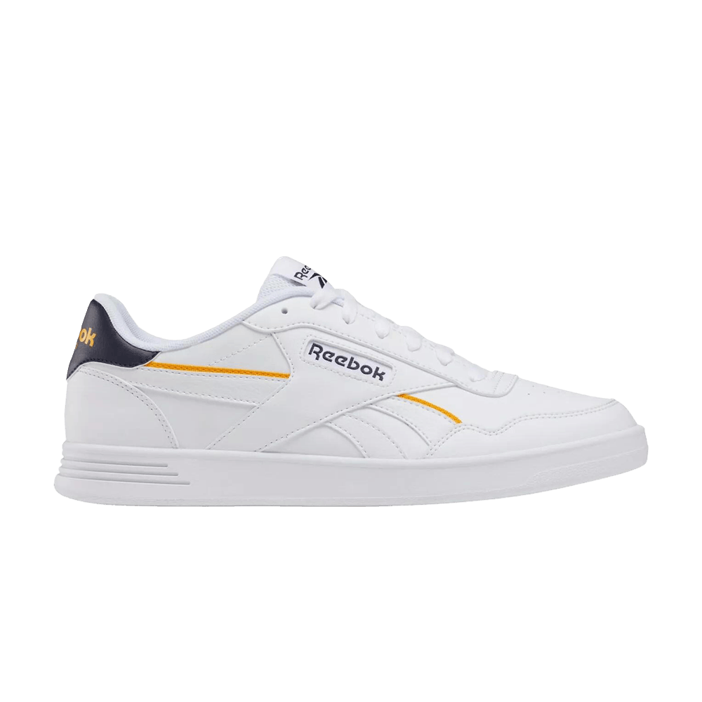 Кроссовки Reebok Court Advance Vegan 'White Vector Navy Gold'
