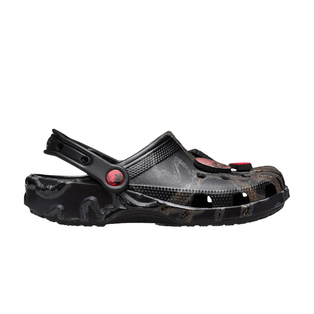 Сабо Stranger Things x Crocs Classic Clog 'Black Red'