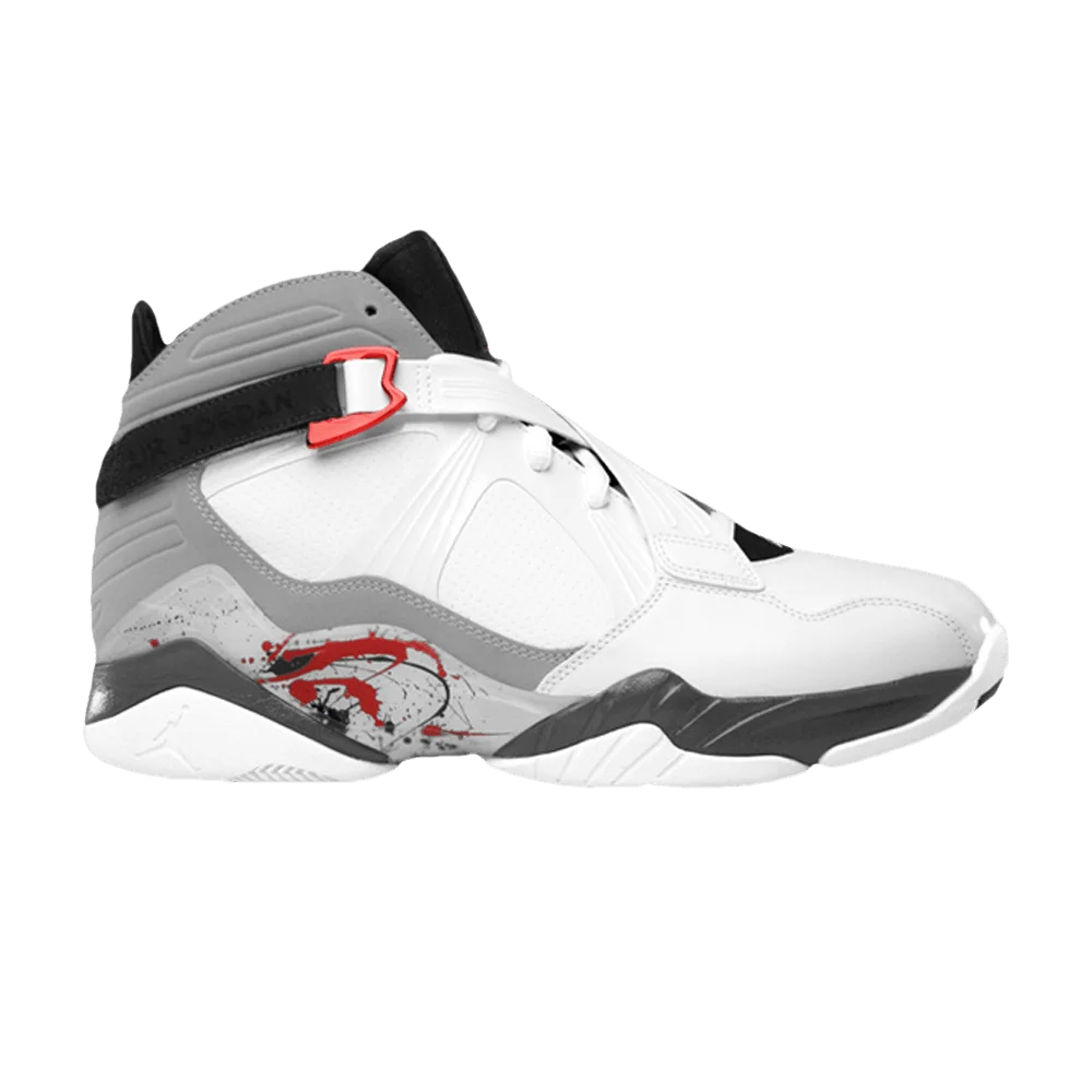 Krossovki-Air-Jordan-8.0-GS-Neutral-Grey-Red