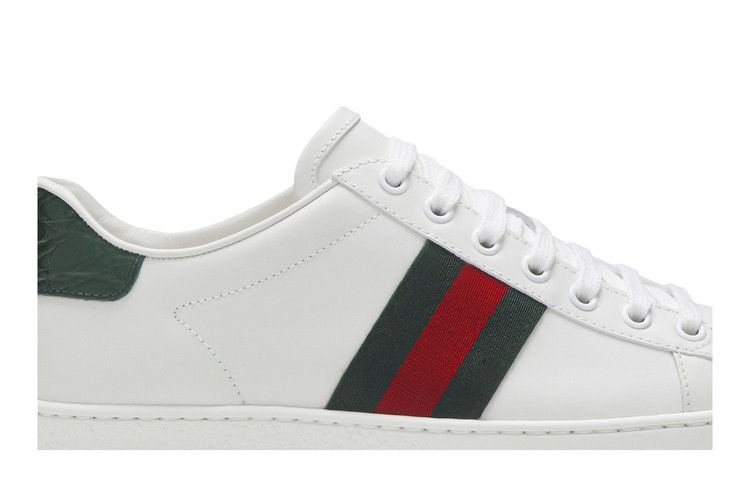 Кроссовки Gucci Wmns Ace 'Green Crocodile'