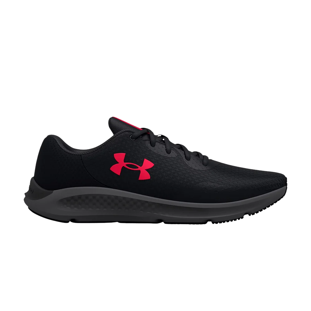 Кроссовки Under Armour Charged Pursuit 3 4E Wide 'Black Red'
