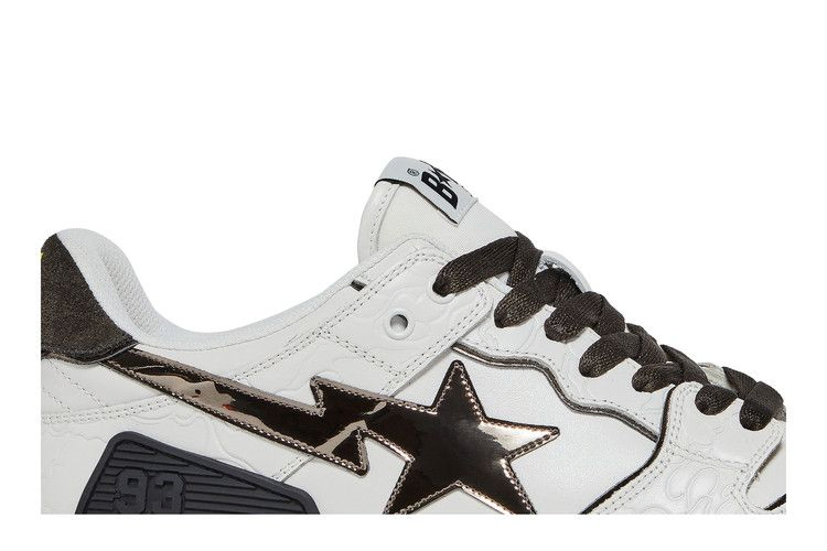 Кроссовки BAPE Sk8 Sta 'White Metallic Silver'