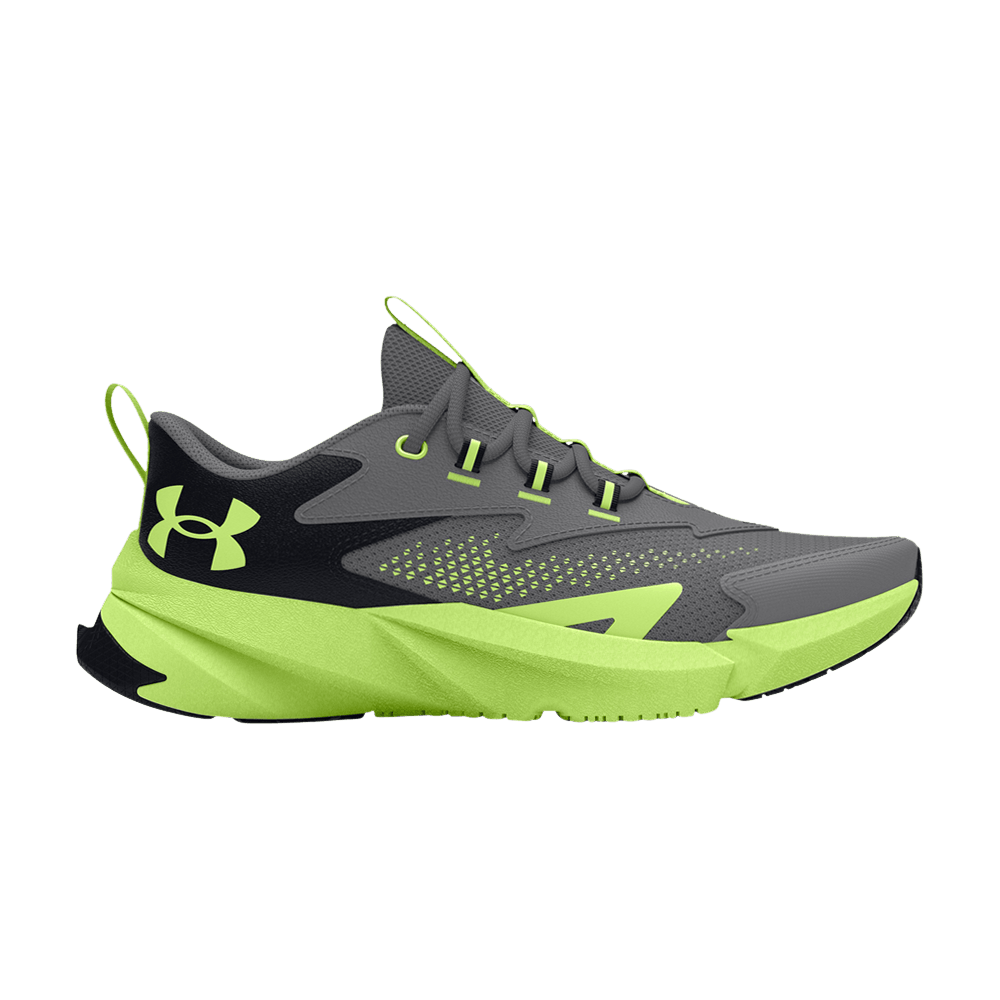 Кроссовки Under Armour Scramjet 6 GS 'Titan Grey Morph Green'