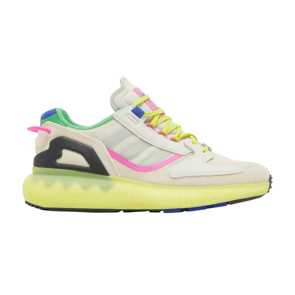 Кроссовки Adidas Wmns ZX 5000 Boost 'Wonder White Acid Yellow'