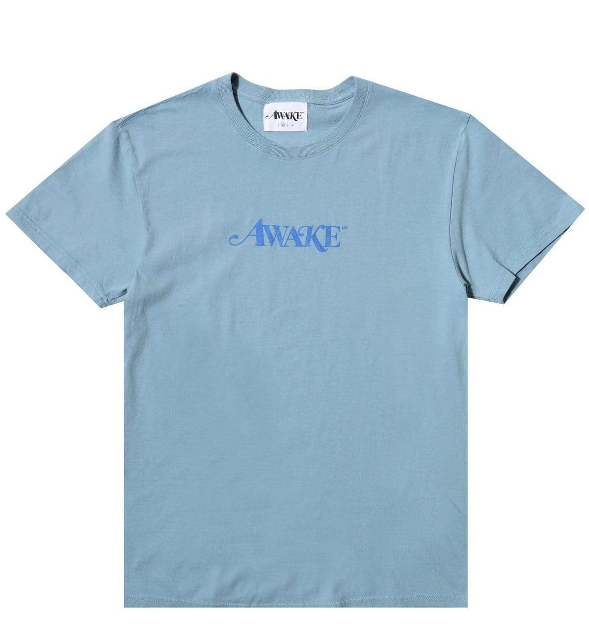 Футболка Awake Classic Logo Tee Washed Blue