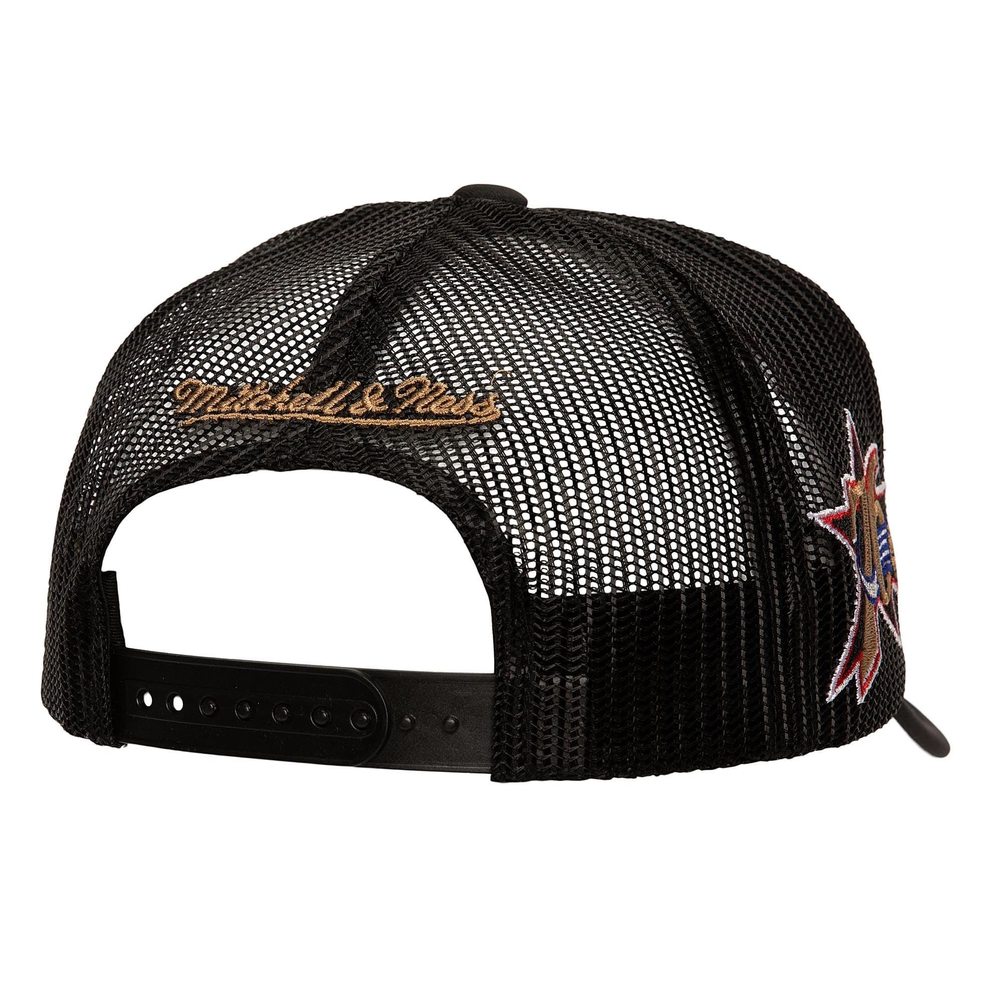 Бейсболка Mitchell & Ness Script Trucker HWC Philadelphia 76ers