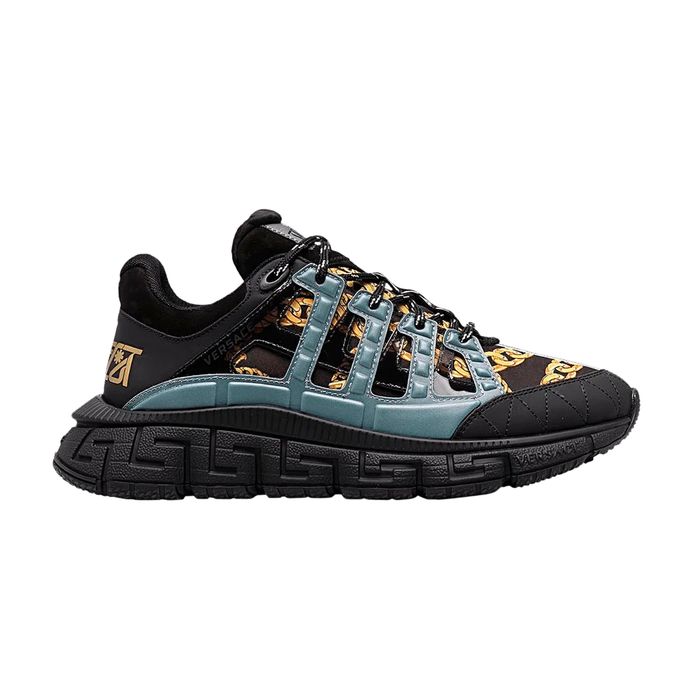 Krossovki-Versace-Trigreca-Black-Gold