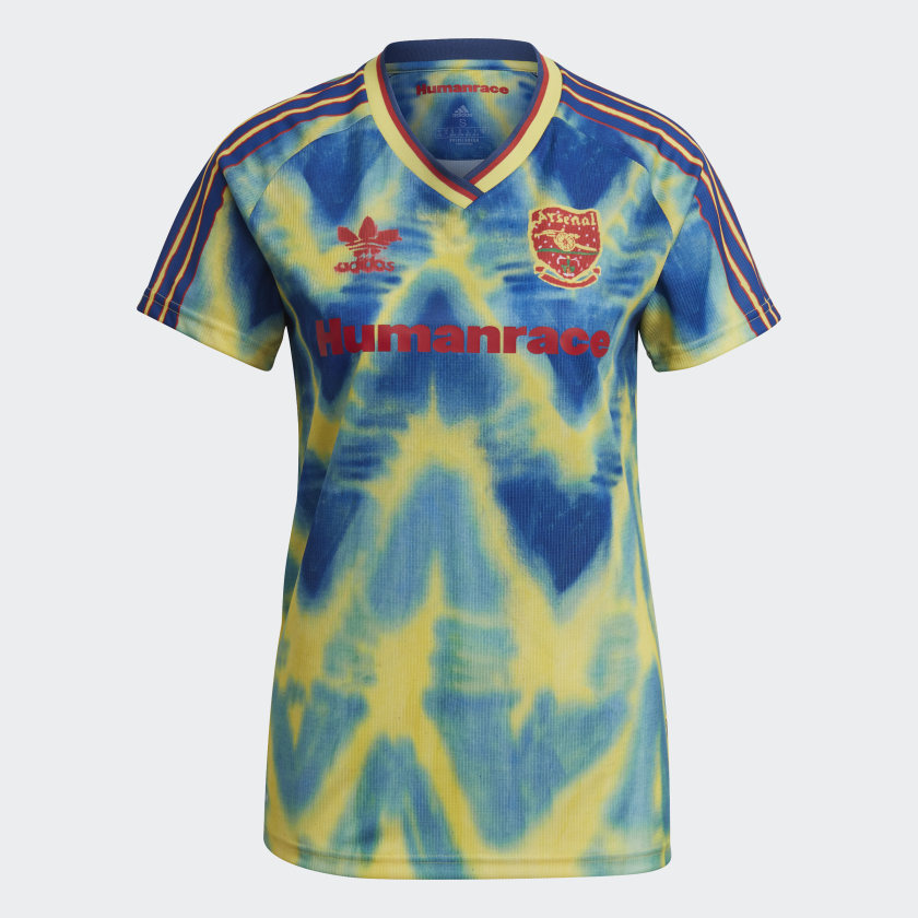 Джерси adidas Arsenal Human Race Womens Jersey Eqt Yellow/Collegiate Navy