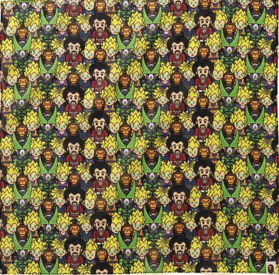 Бандана BAPE x Dragon Ball Z Baby Milo Bandana Multi