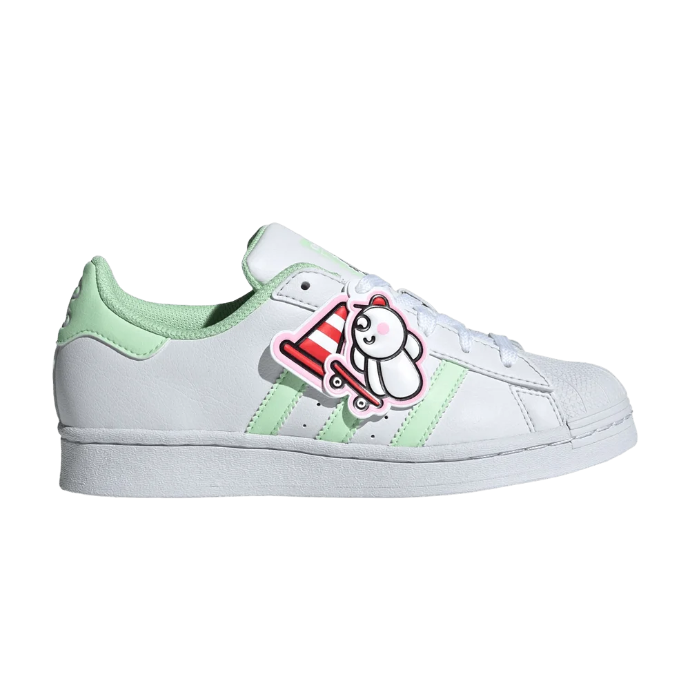 Кроссовки James Jarvis x adidas Superstar J 'White Green Spark'