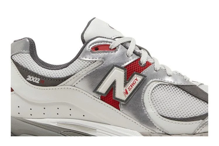 Кроссовки New Balance 2002R 'Silver Metallic Team Red'