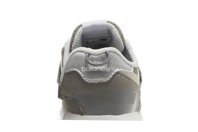 Кроссовки New Balance 574 New-B Hook & Loop Toddler Wide 'Rain Cloud Silver Metallic'