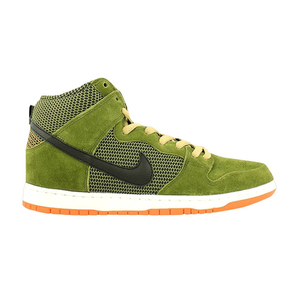Krossovki-Nike-Dunk-High-Pro-SB-Faded-Olive-Hyper-Crimson