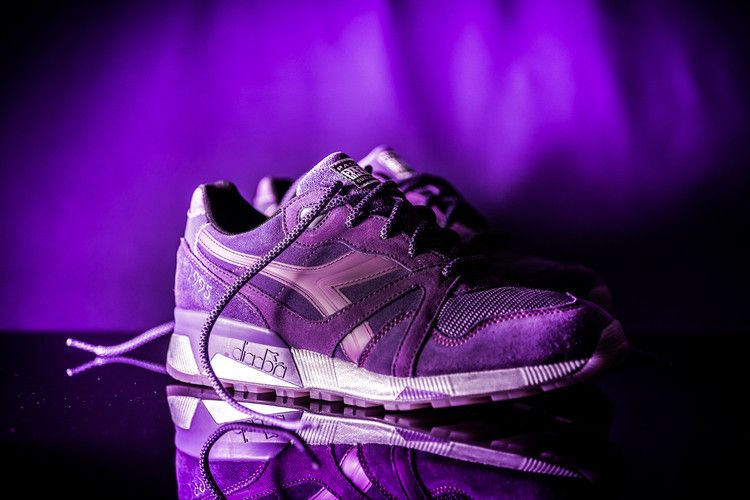 Кроссовки Diadora Packer Shoes X Raekwon X N 9000 'Purple Tape'