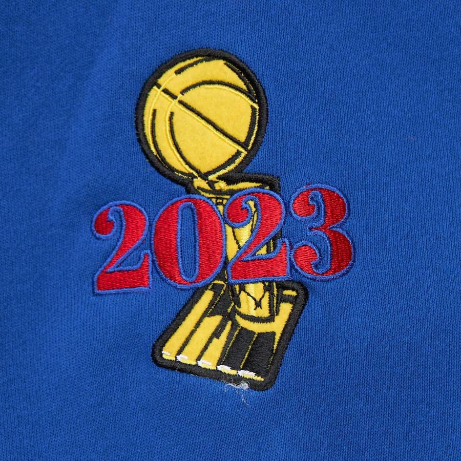 Худи Mitchell & Ness Royal Denver Nuggets Team OG 3.0 Vintage Fleece Pullover Hoodie