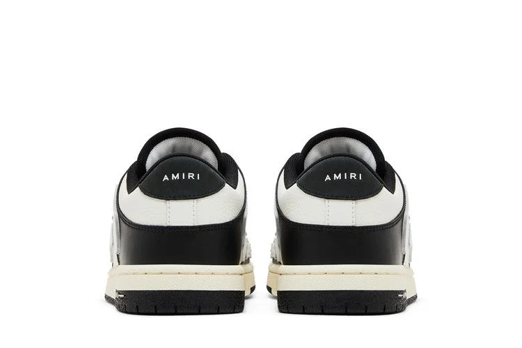 Кроссовки Amiri Skel Top Low 'Black White' 2023