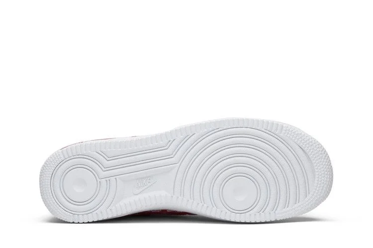 Кроссовки Nike Air Force 1 Low 07 QS 'All Over Logo Red'