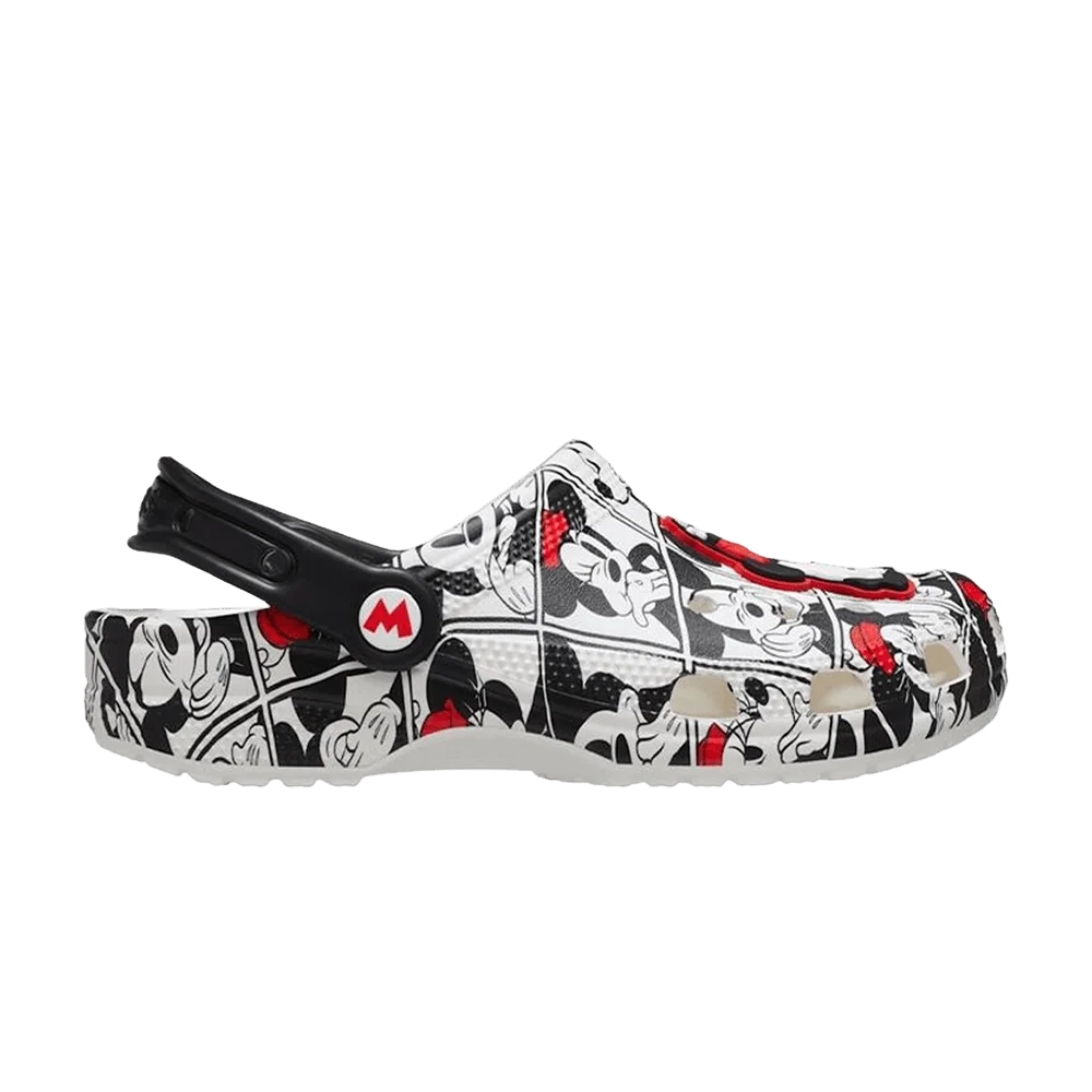 Кроссовки Disney x Crocs Classic Clog 'Mickey & Friends - Multi White'