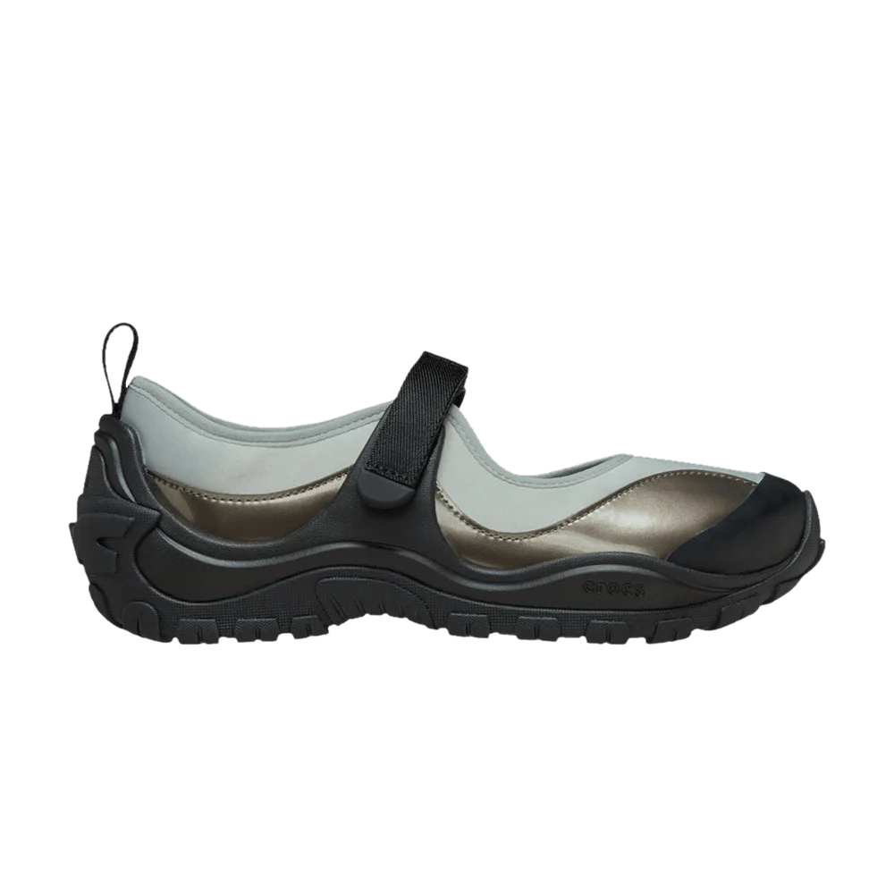 Кроссовки Crocs Wmns Terre Ballet Core 'Black Silver Metallic'