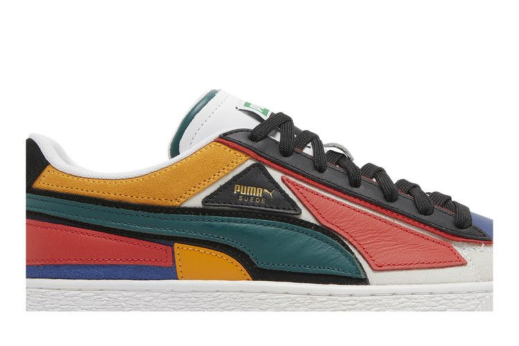 Кроссовки Puma Suede 'Layers - Blazing Blue Varsity Green'