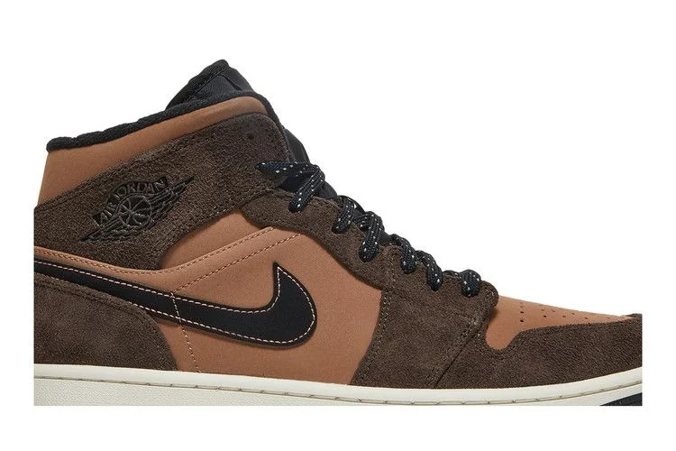 Кроссовки Air Jordan 1 Mid SE 'Dark Chocolate'
