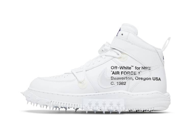 Кроссовки Off-White x Nike Air Force 1 Mid SP Leather 'Graffiti'