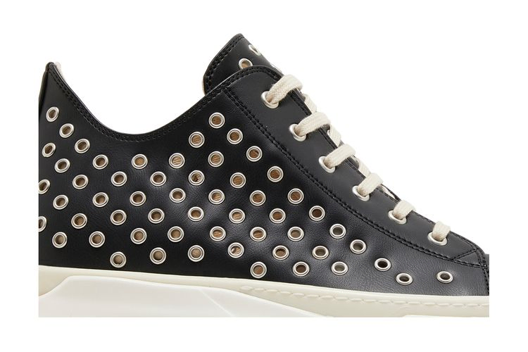 Кроссовки Rick Owens EDFU DRKSHDW Vegan Leather Eyelet Abstract Low 'Black Milk'