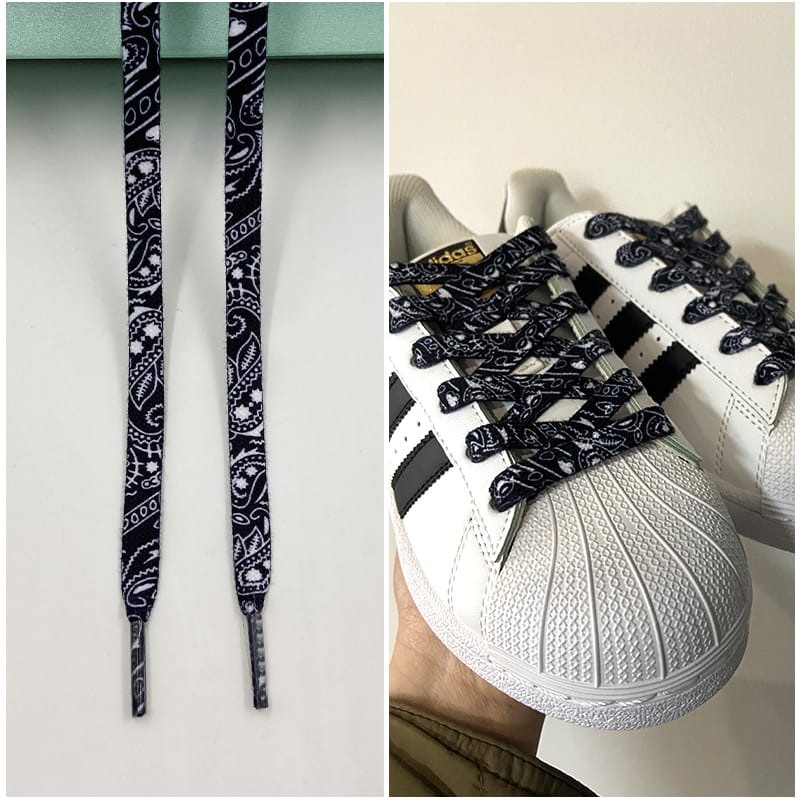 Шнурки Gorilla Guard Adidas Black Paisley Laces