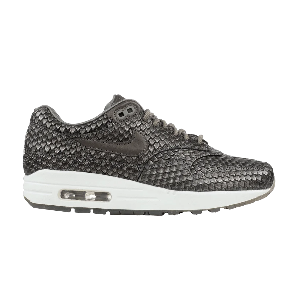 Krossovki-Nike-Wmns-Air-Max-1-Premium-Reptile-Metallic-Pewter