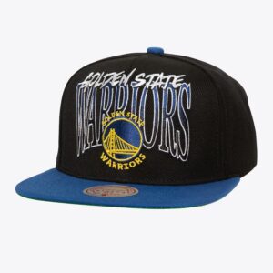 Mitchell-Ness-Black-Golden-State-Warriors-Rise-Up-Snapback-Hat-300x300